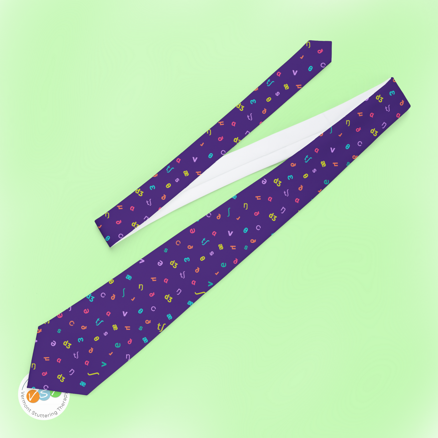 IPA Phonetic Symbol Men's Necktie
