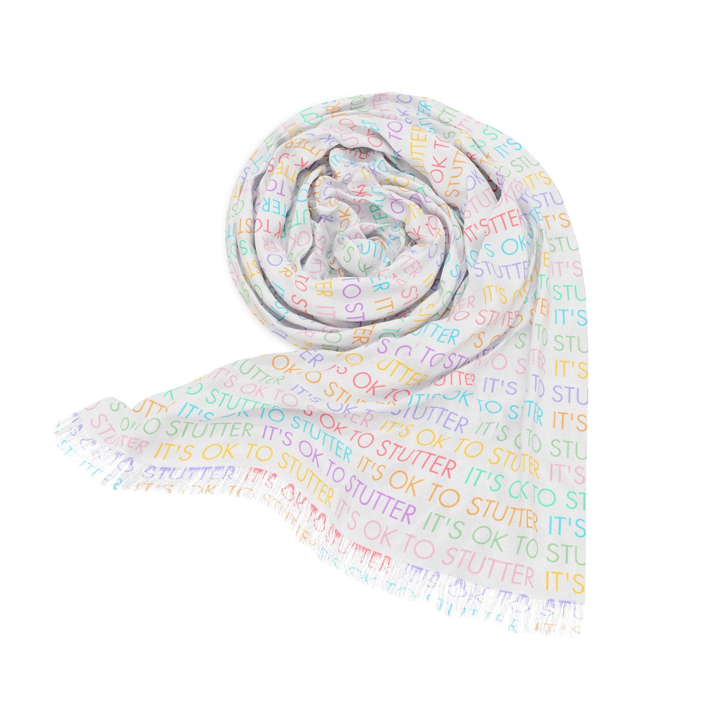 It's OK To Stutter Lightweight Stuttering Scarf