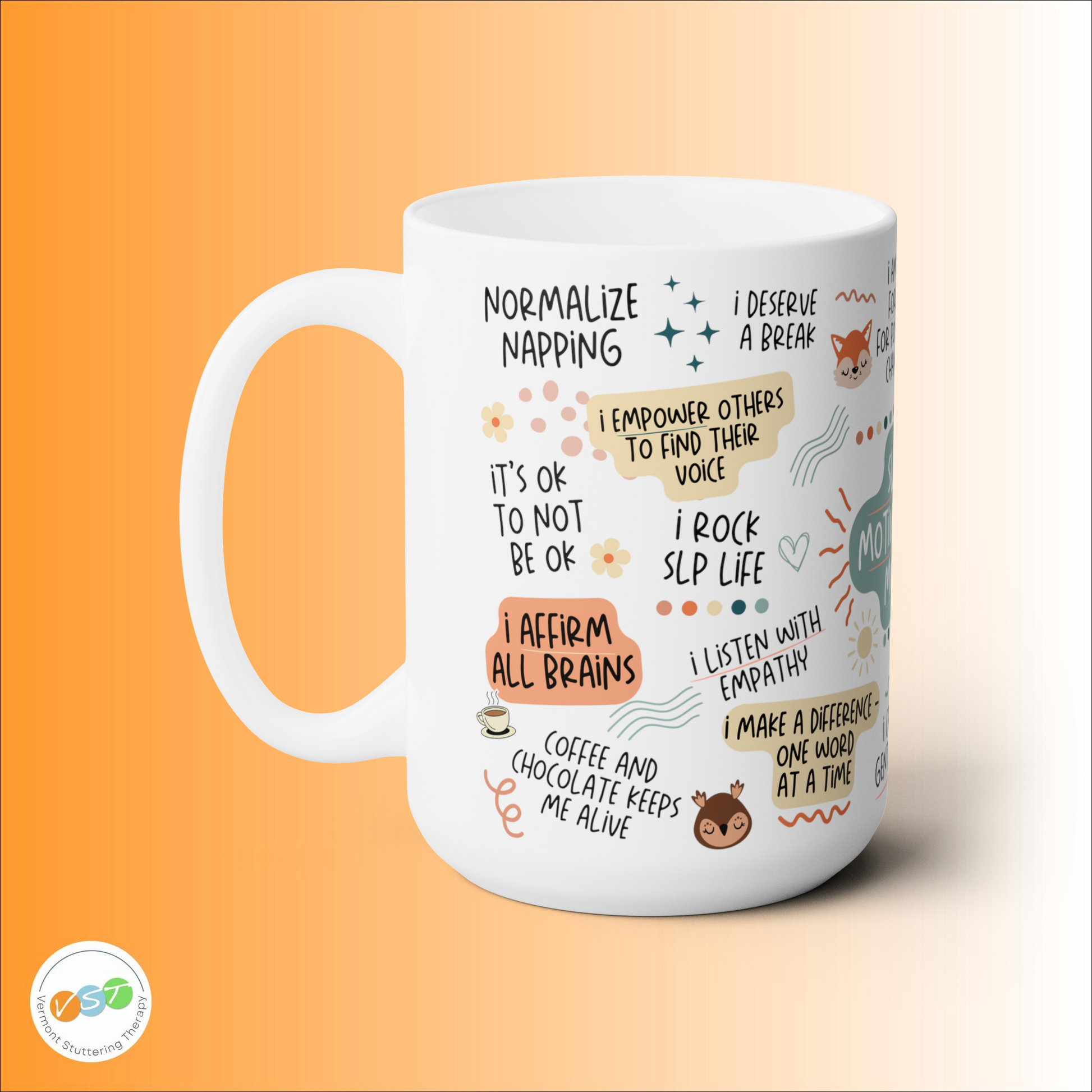 SLP Motivation Mug for Speech-Language Pathologist 