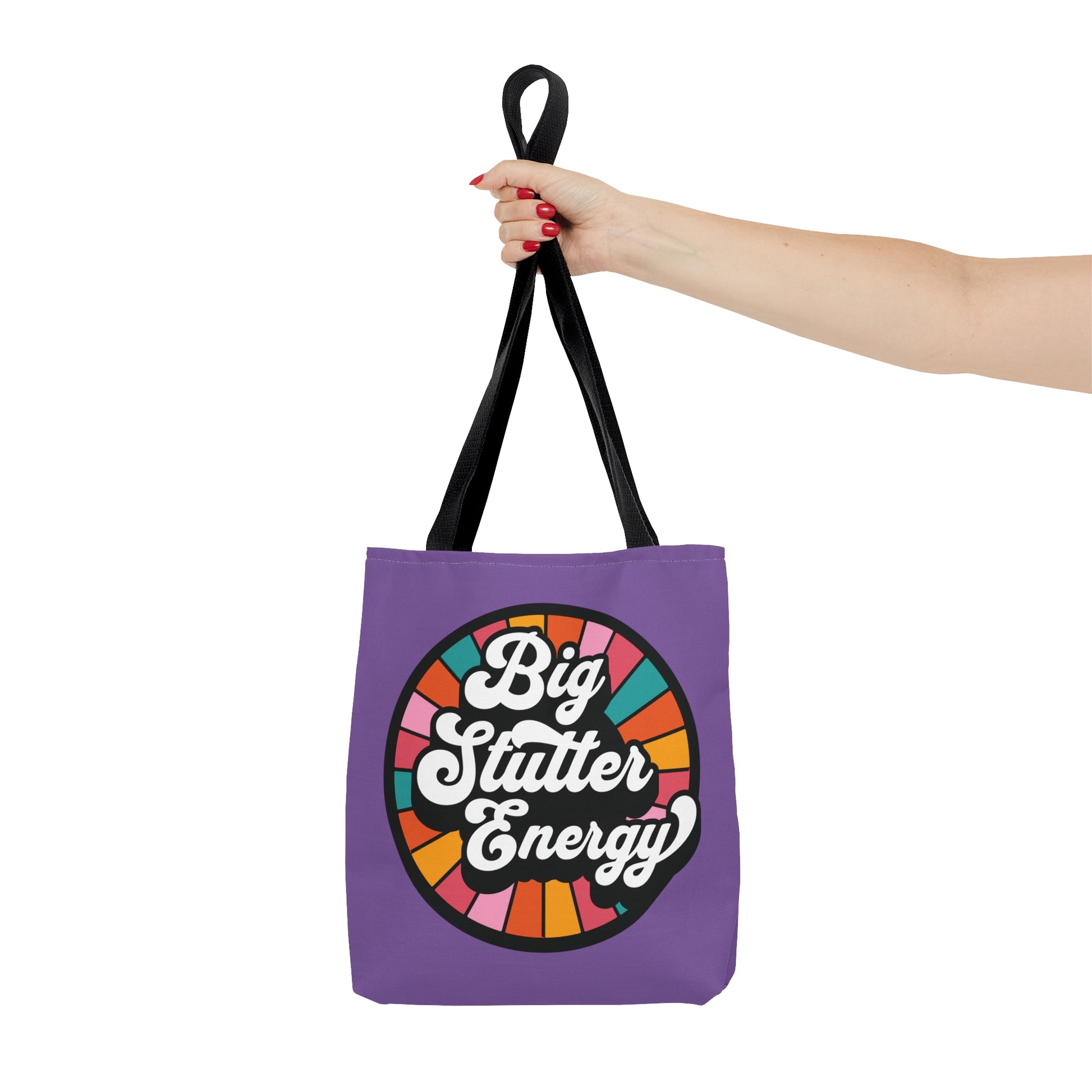 Big Stutter Energy Bold Retro Stutter Tote Bag