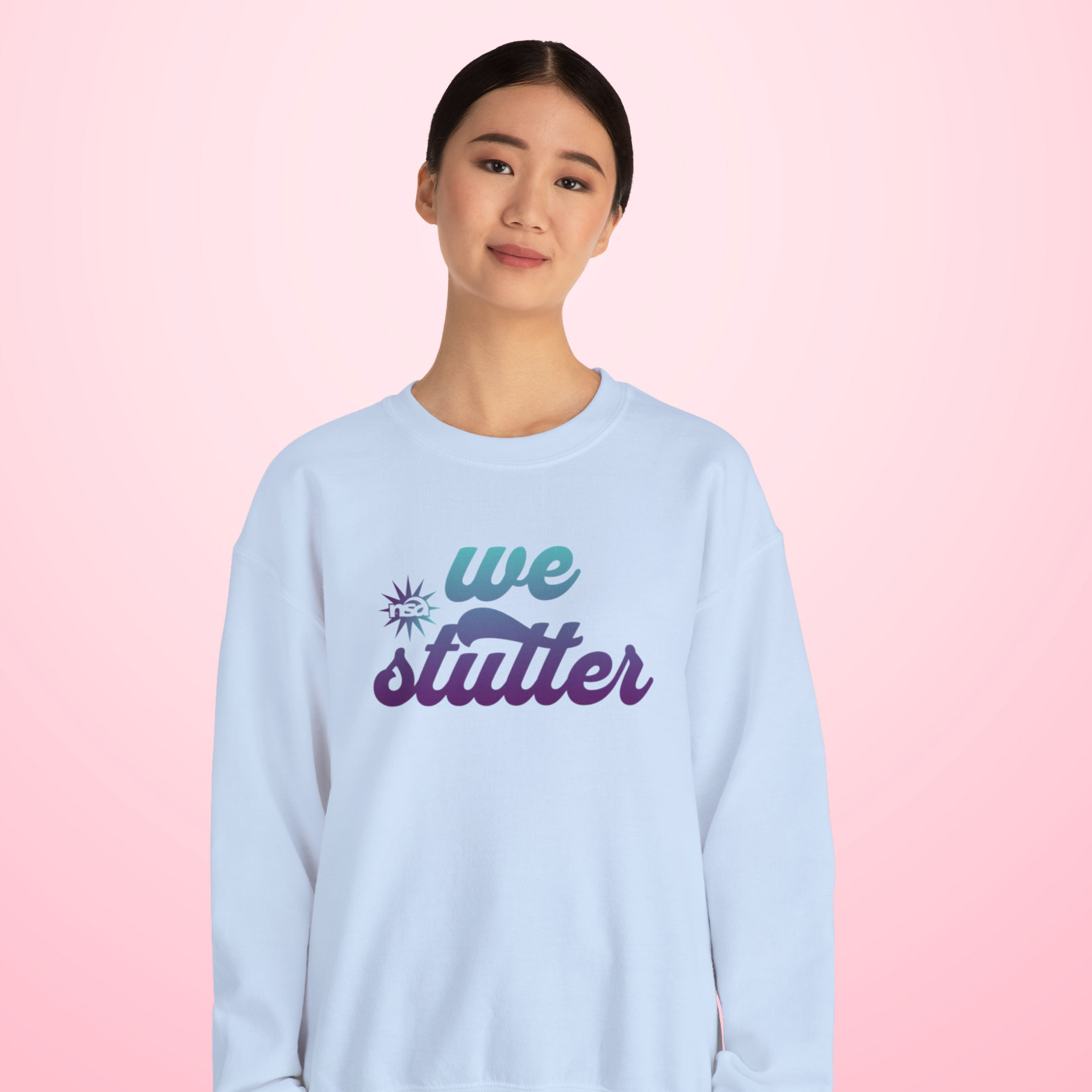 National Stuttering Association We Stutter Sweatshirt, Stuttering Support NSA Conference Retro Unisex Crewneck Sweatshirt, Gift for PWS