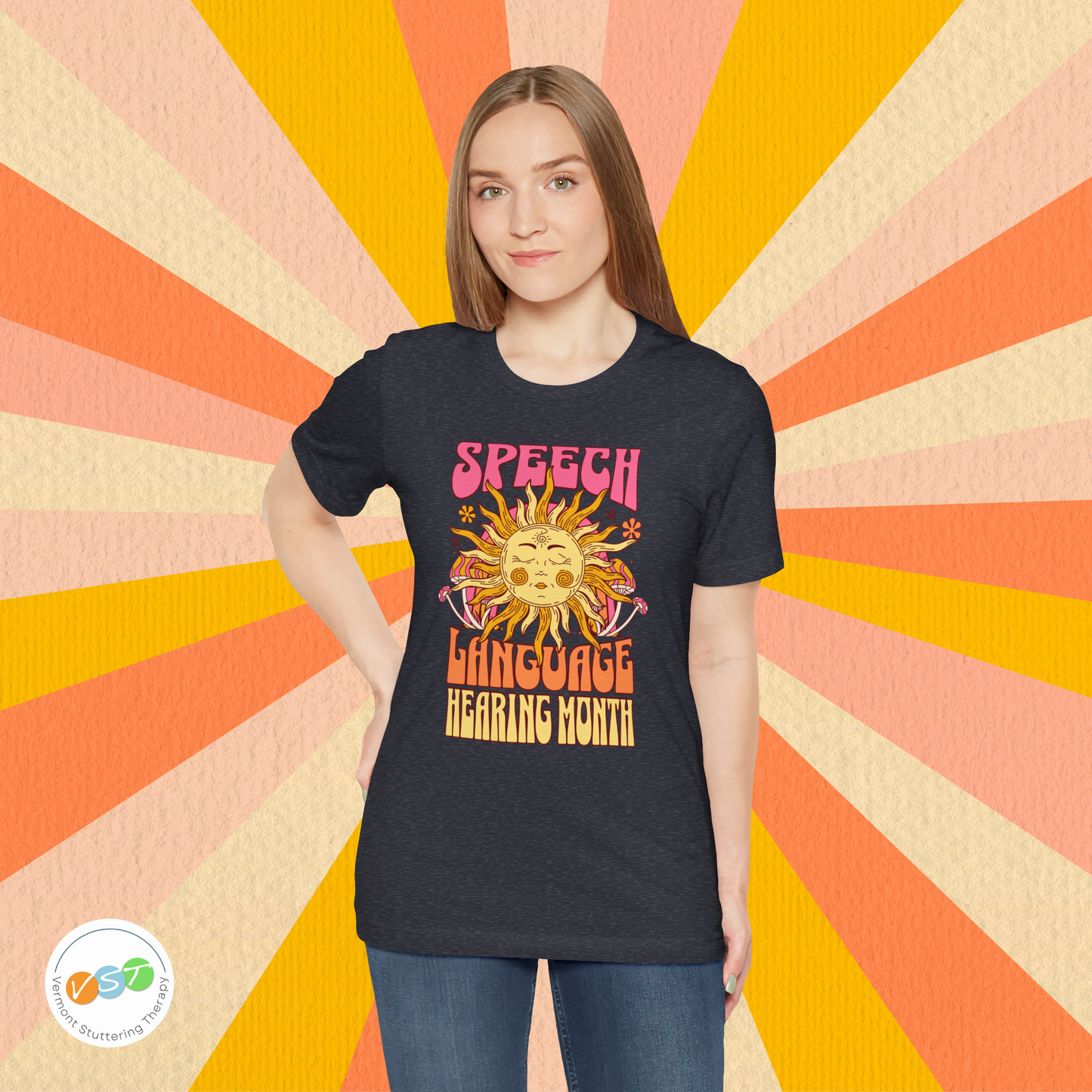 Sun Speech Language Hearing Month Tshirt for SLP