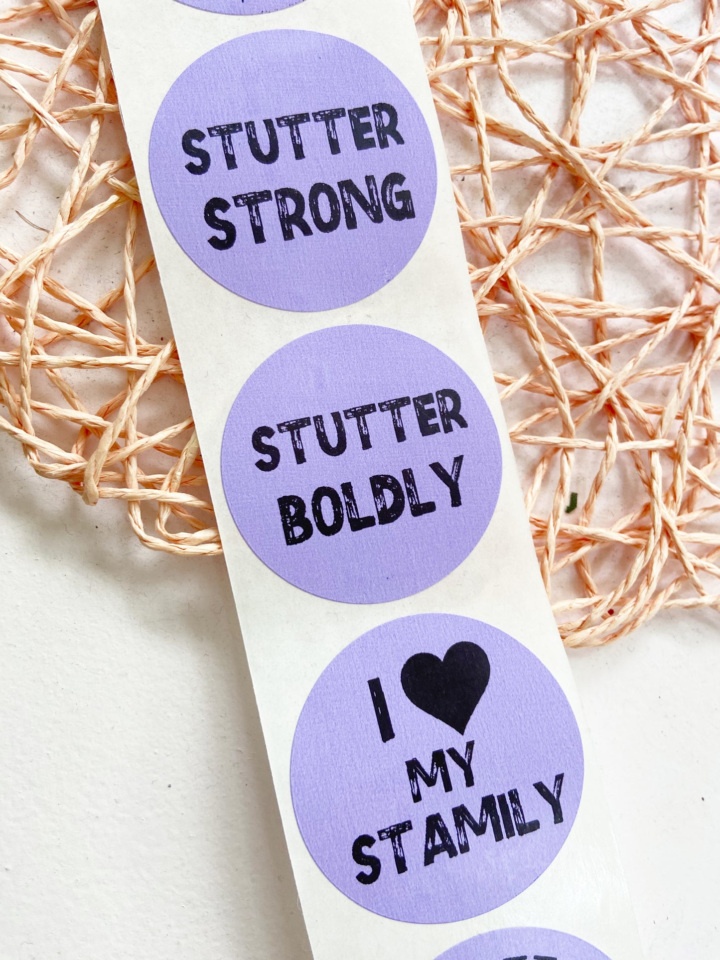 Stuttering Sticker Set for Chapter Leaders and SLPs