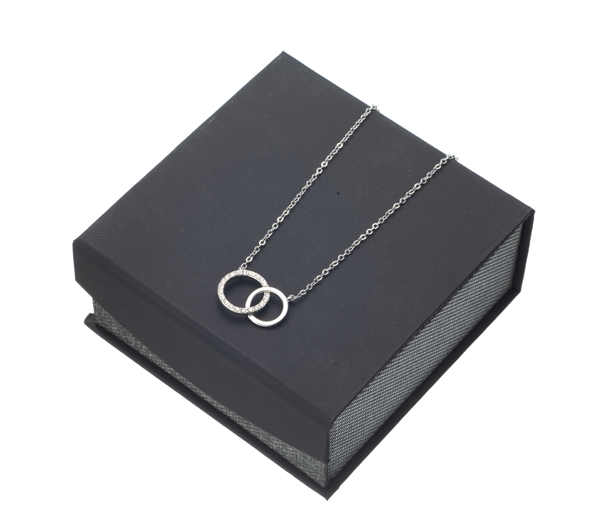 Interlocking Circles Necklace Custom Gift for SLPA Bestie