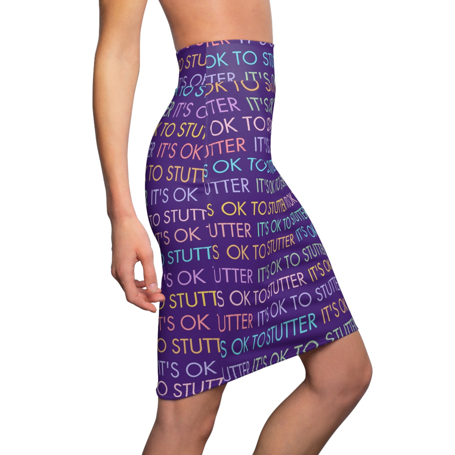 It's OK to Stutter Women's Pencil Skirt