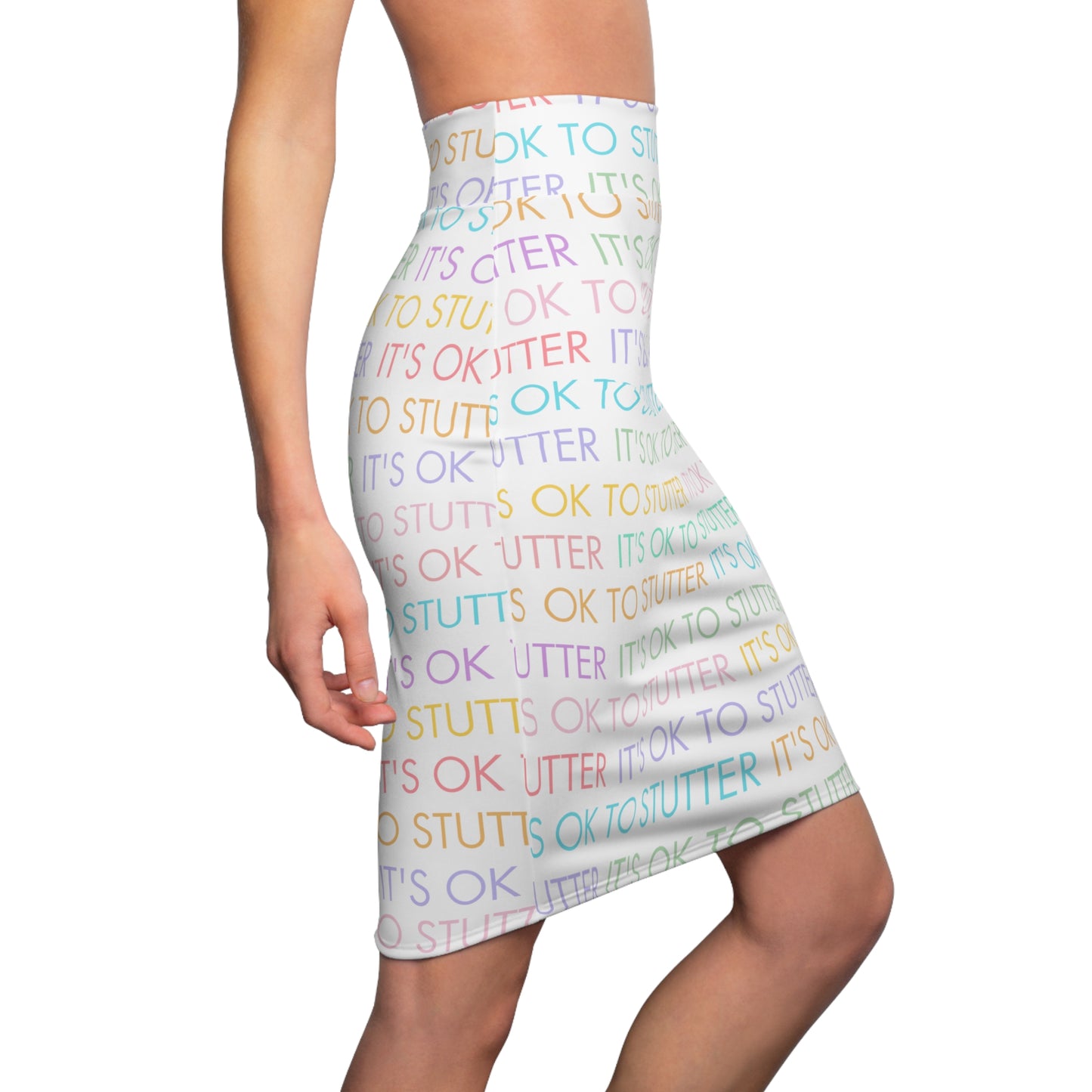 It's OK to Stutter Women's Pencil Skirt