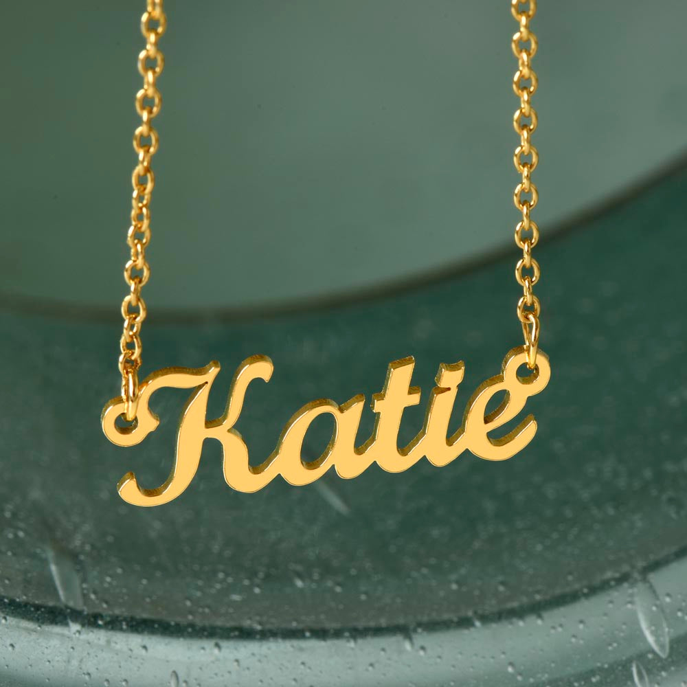 SLP Graduation Gift Custom Name Necklace for Speech-Language Pathology Graduate