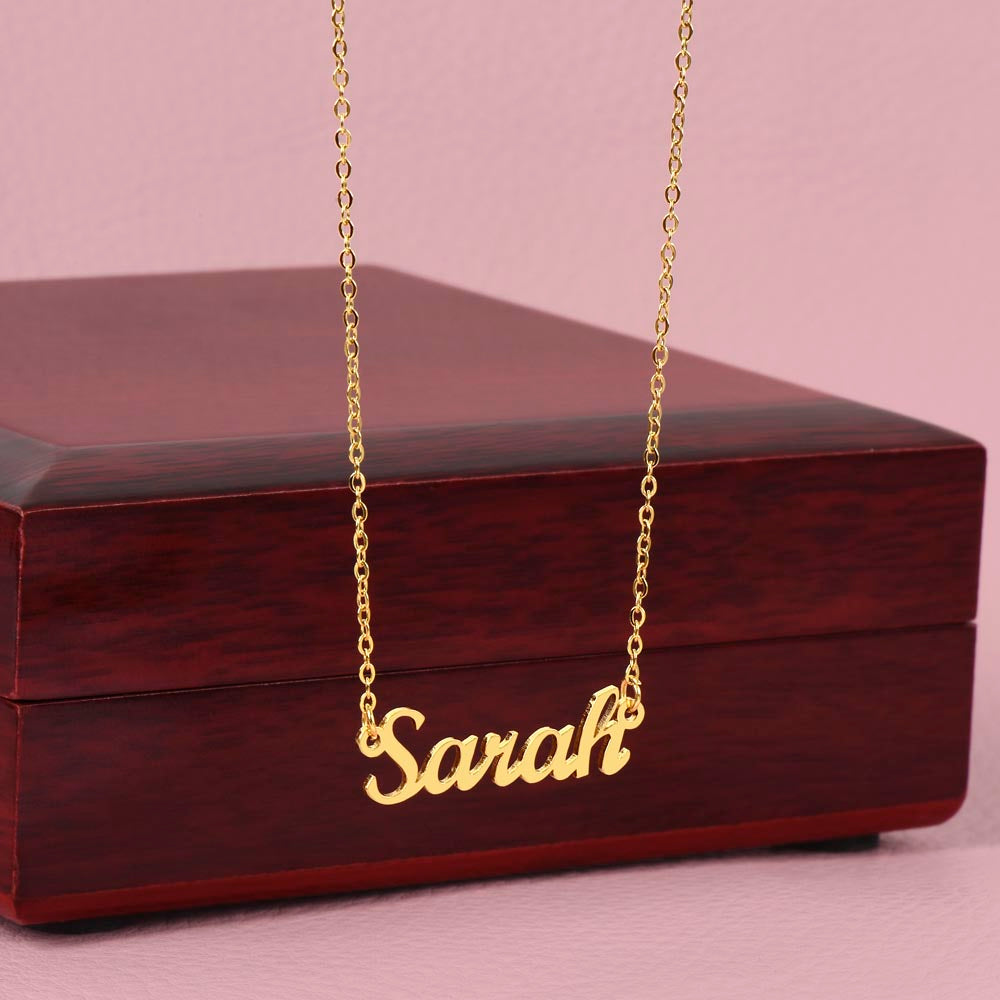 SLP Graduation Gift Custom Name Necklace for Speech-Language Pathology Graduate