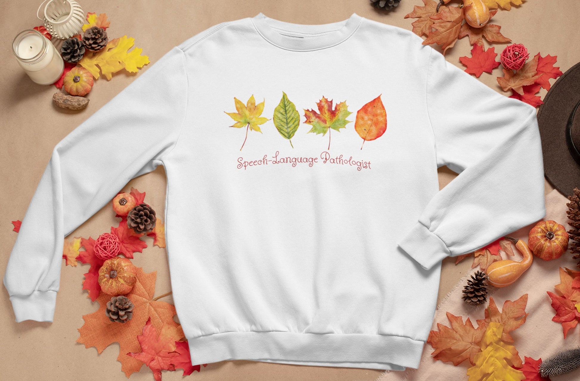 SLP Fall Leaves Sweatshirt