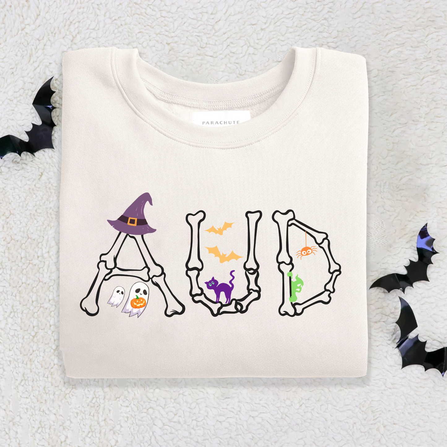 AUD Bones Halloween Sweatshirt for Audiologist