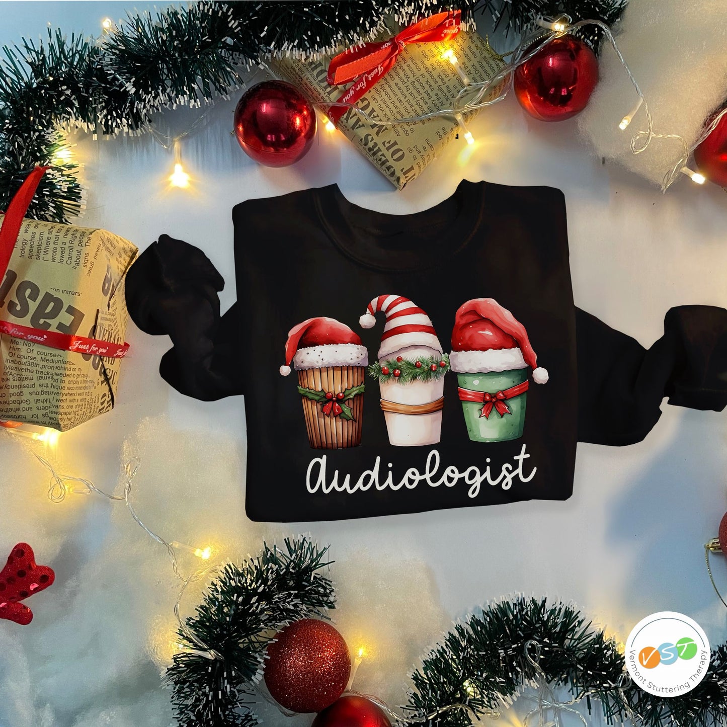 Audiologist Christmas Coffee Sweatshirt