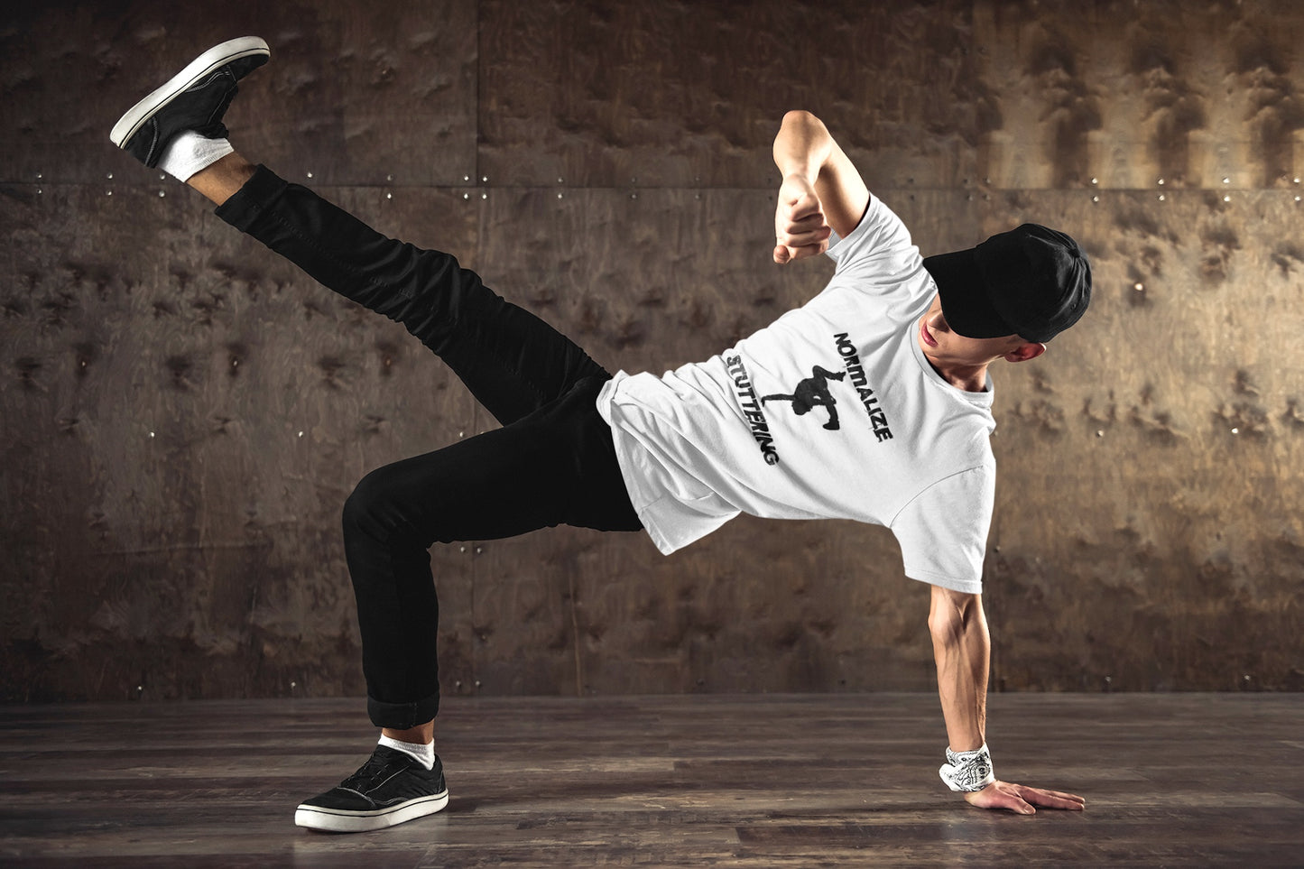 Normalize Stuttering Breakdancer Grunge Tshirt