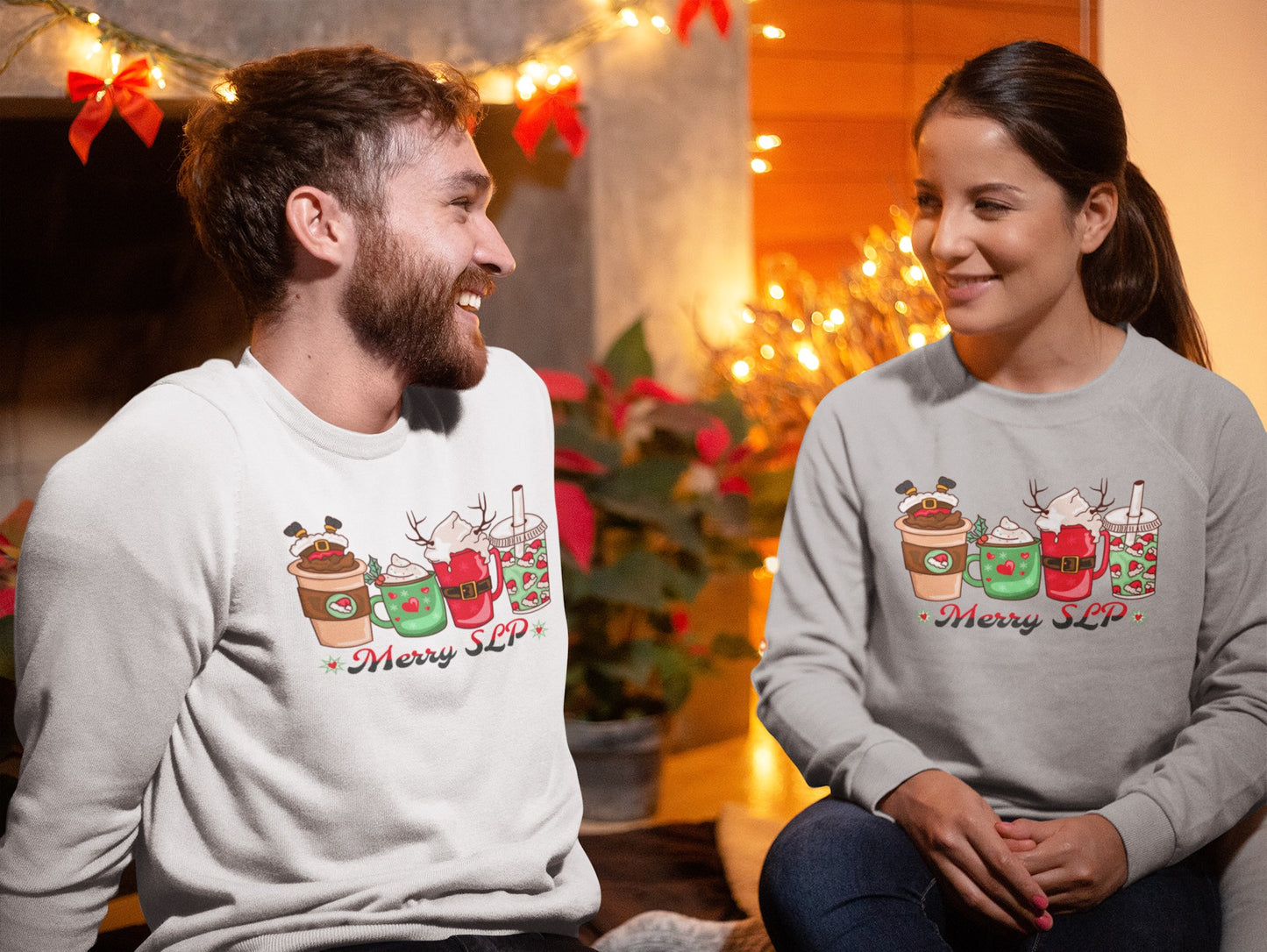 Merry SLP Coffee Christmas Sweatshirt