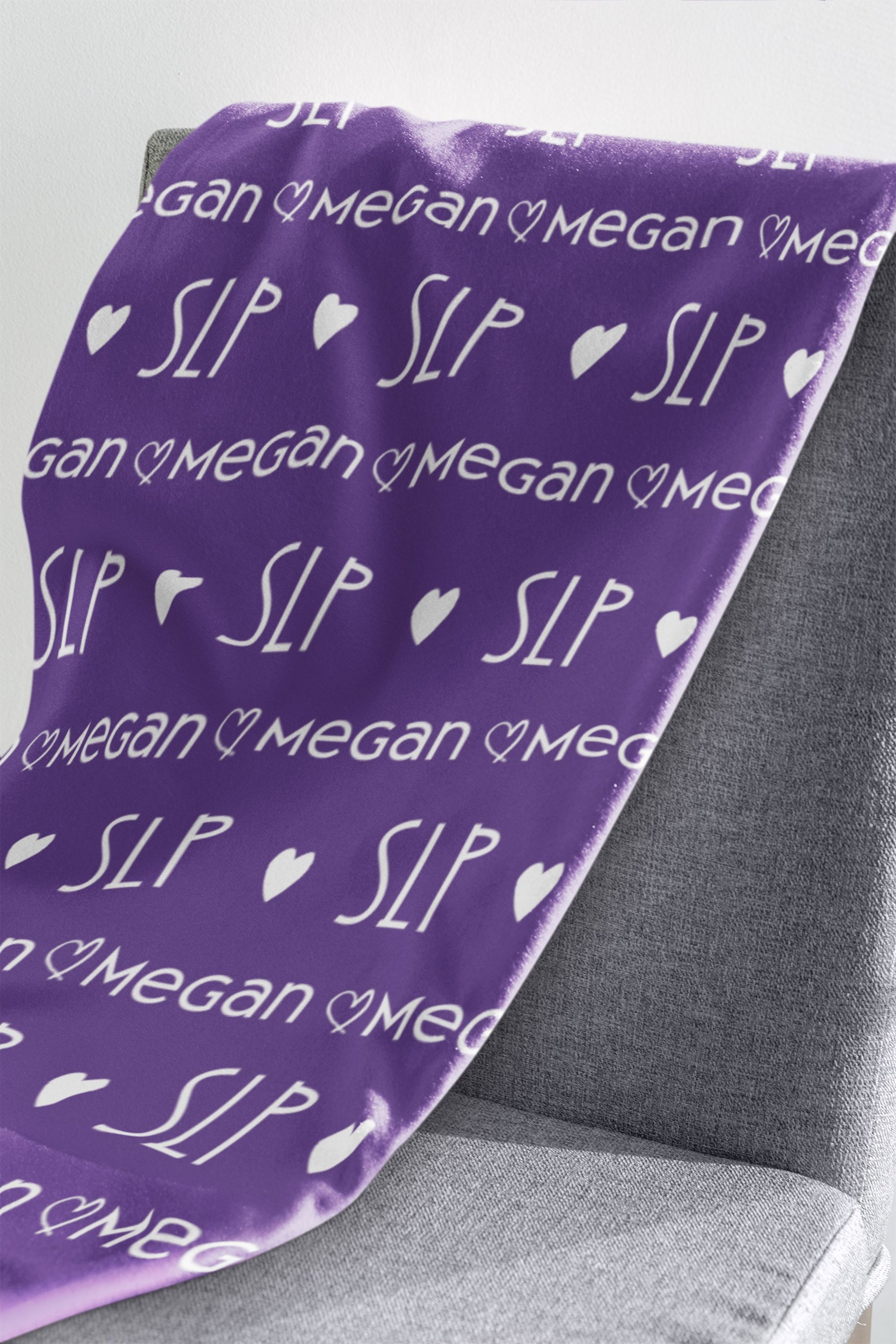 Custom Velveteen Plush Blanket for SLP - Multiple Colors