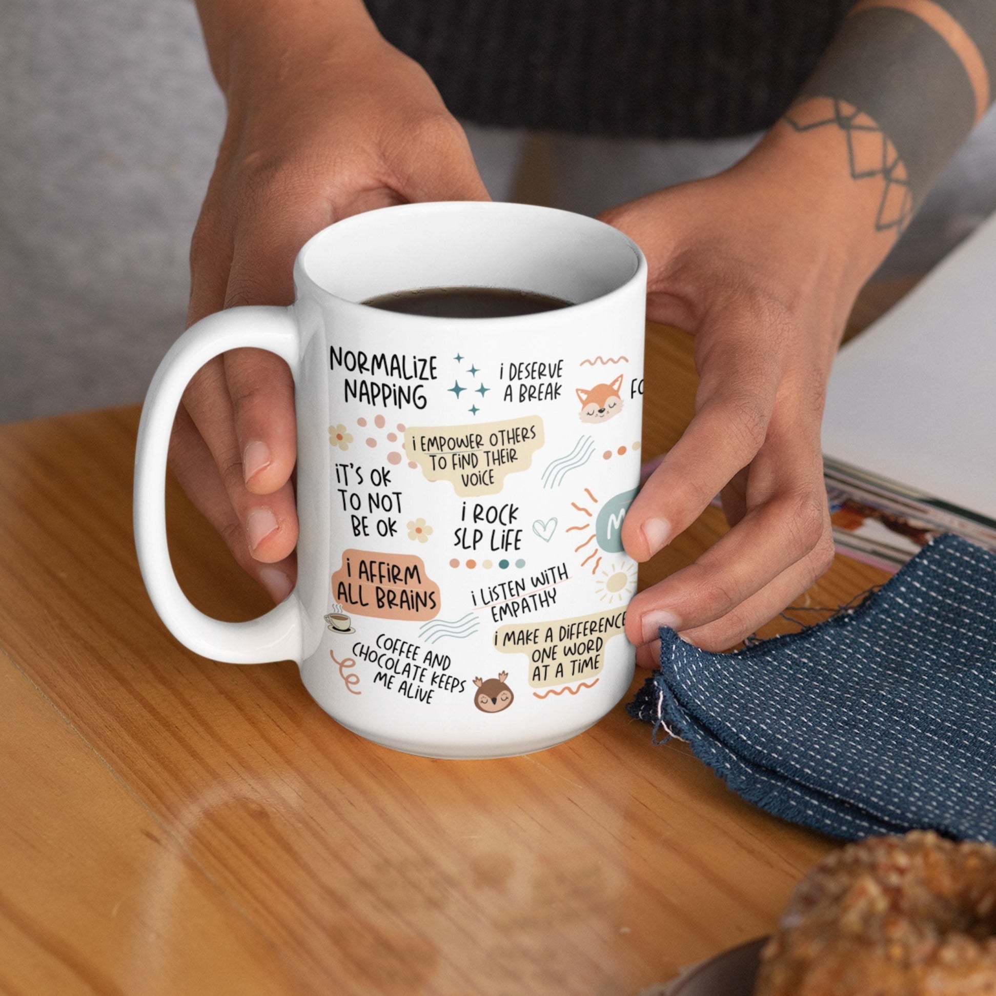 SLP Motivation Mug for Speech-Language Pathologist 