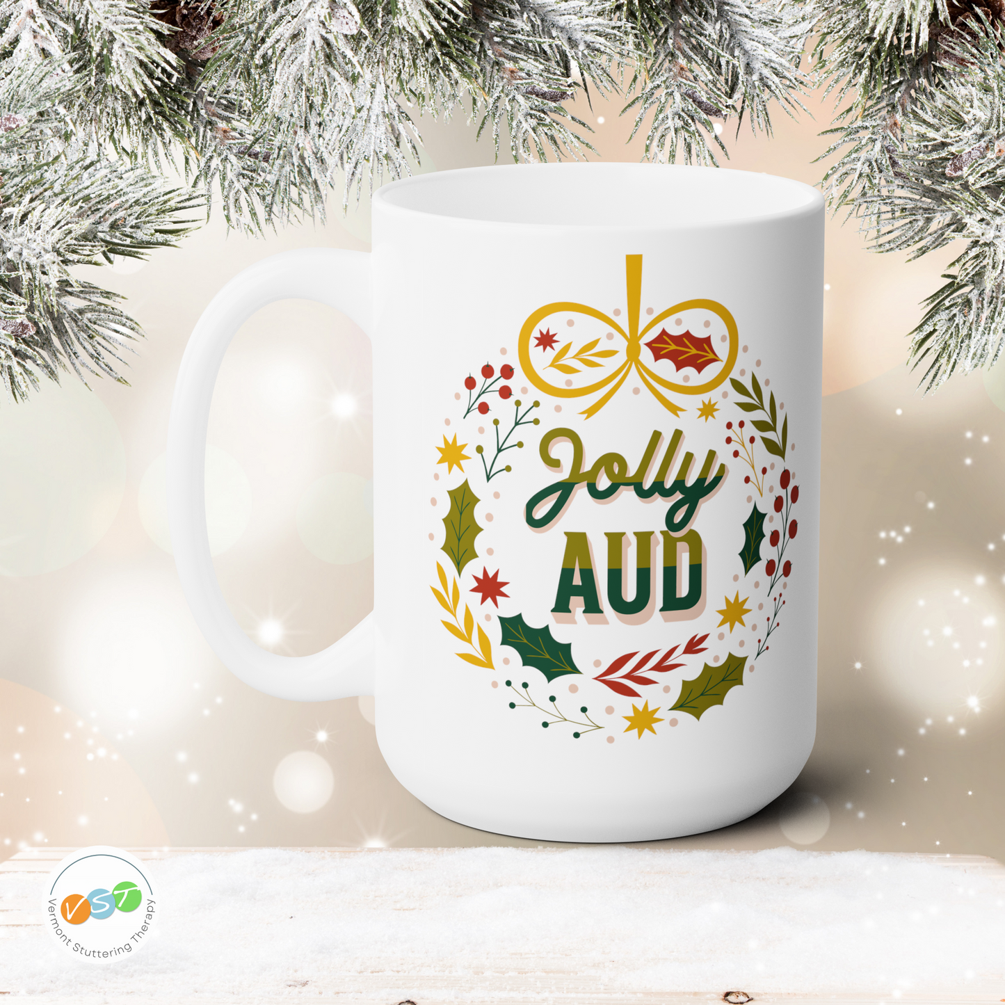 Jolly Audiologist Christmas Hot Cocoa Coffee Mug Gift