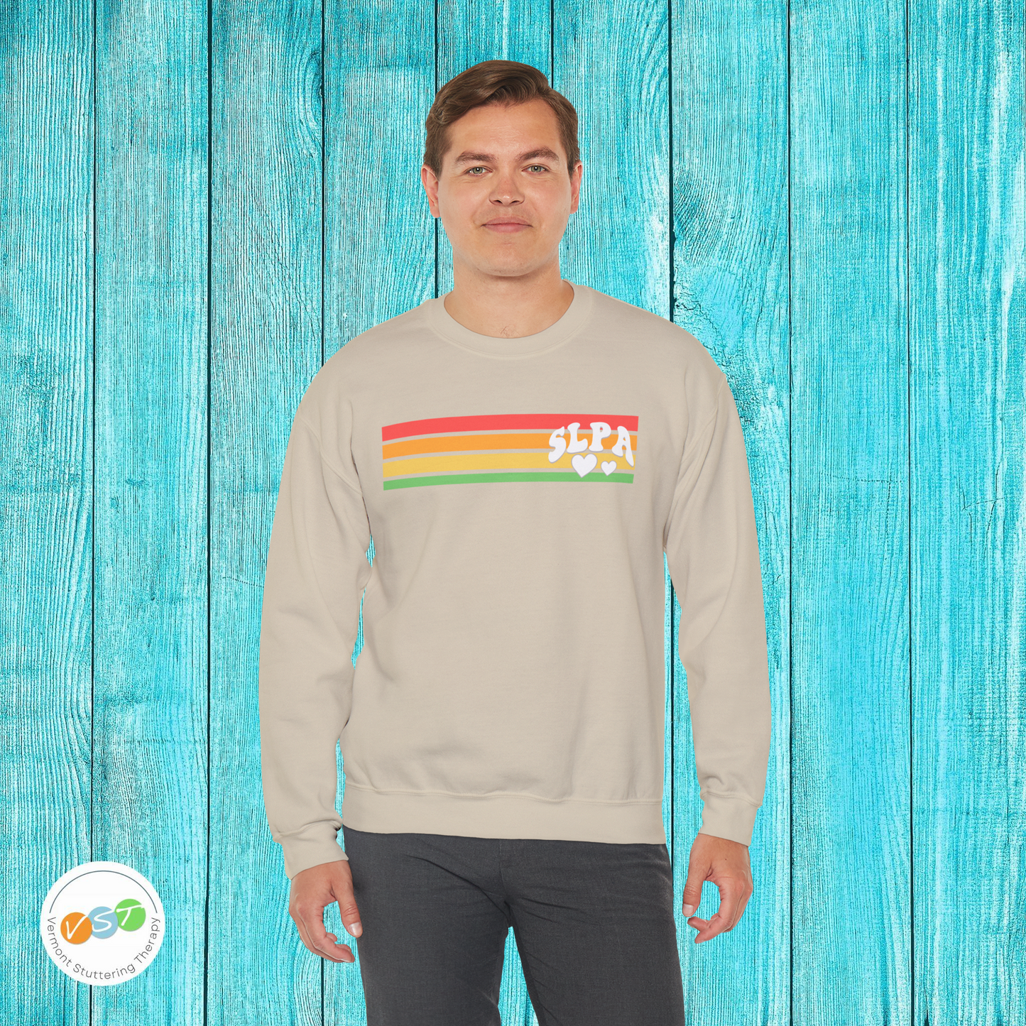 Retro Stripe SLPA Sweatshirt