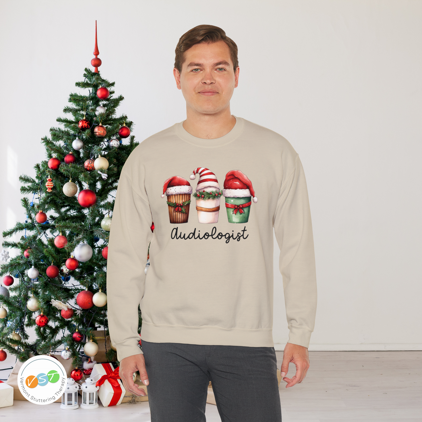 Audiologist Christmas Coffee Sweatshirt