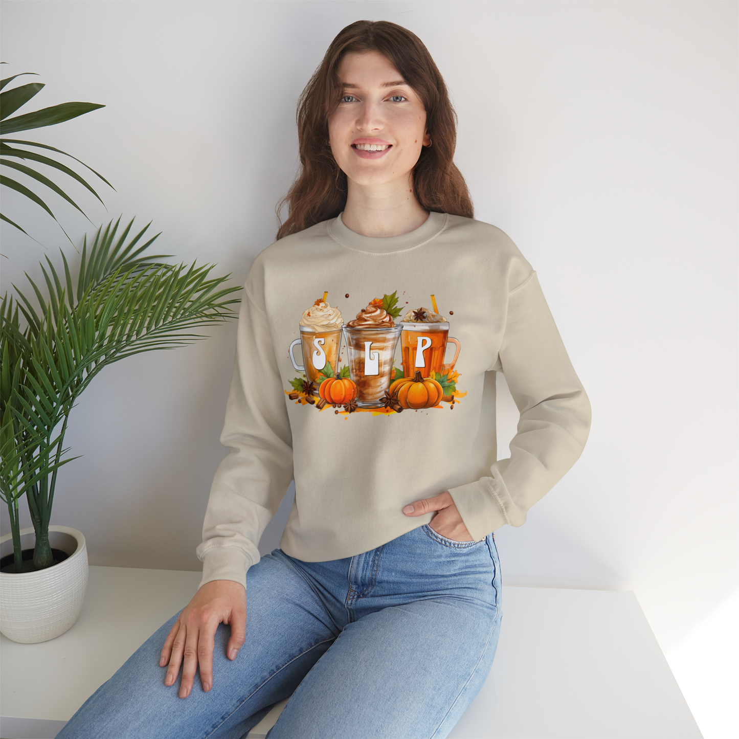 SLP Fall Pumpkin Latte Coffee Sweatshirt