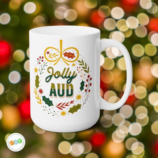 Jolly Audiologist Christmas Hot Cocoa Coffee Mug Gift