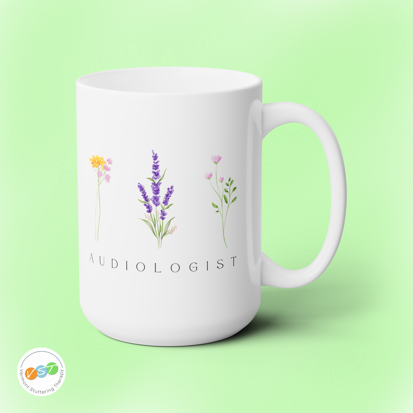 Audiologist Mug Gift - Floral Minimalist