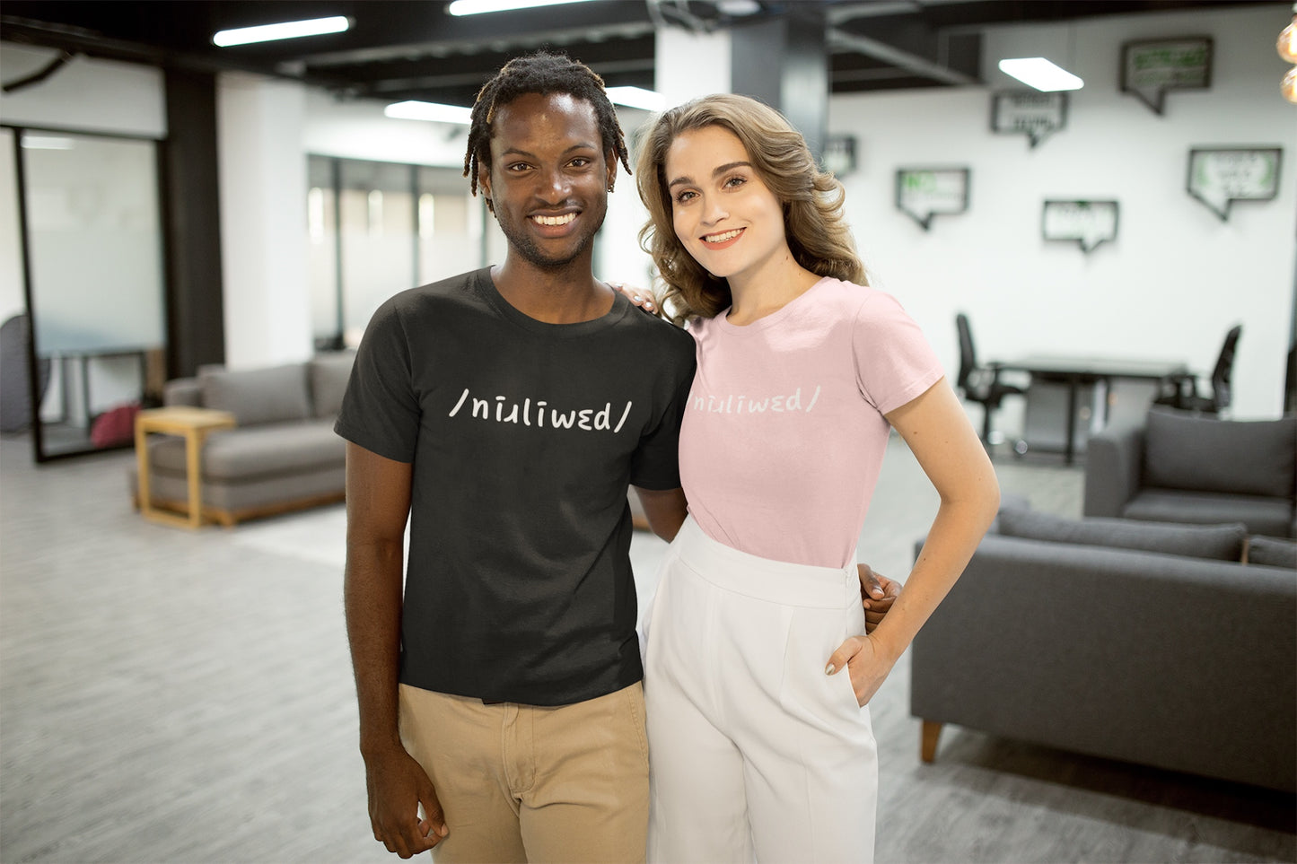 Nearlywed Phonetic IPA Gender Neutral Couple Engagement Shirts