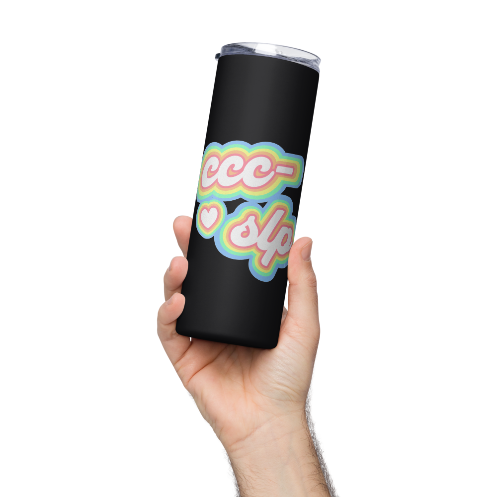 CCC-SLP Retro Stainless Steel Tumbler, 20 oz