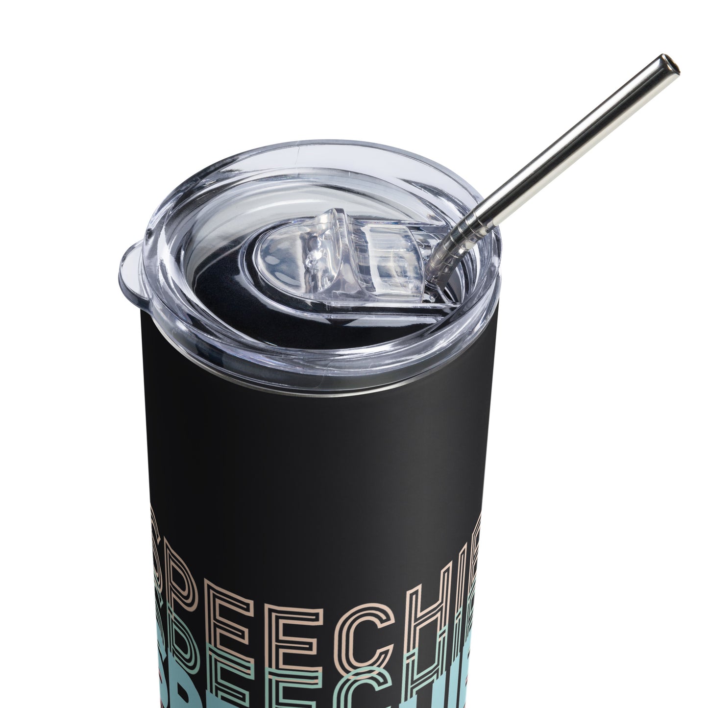 Speechie Stainless Steel Tumbler, 20 oz