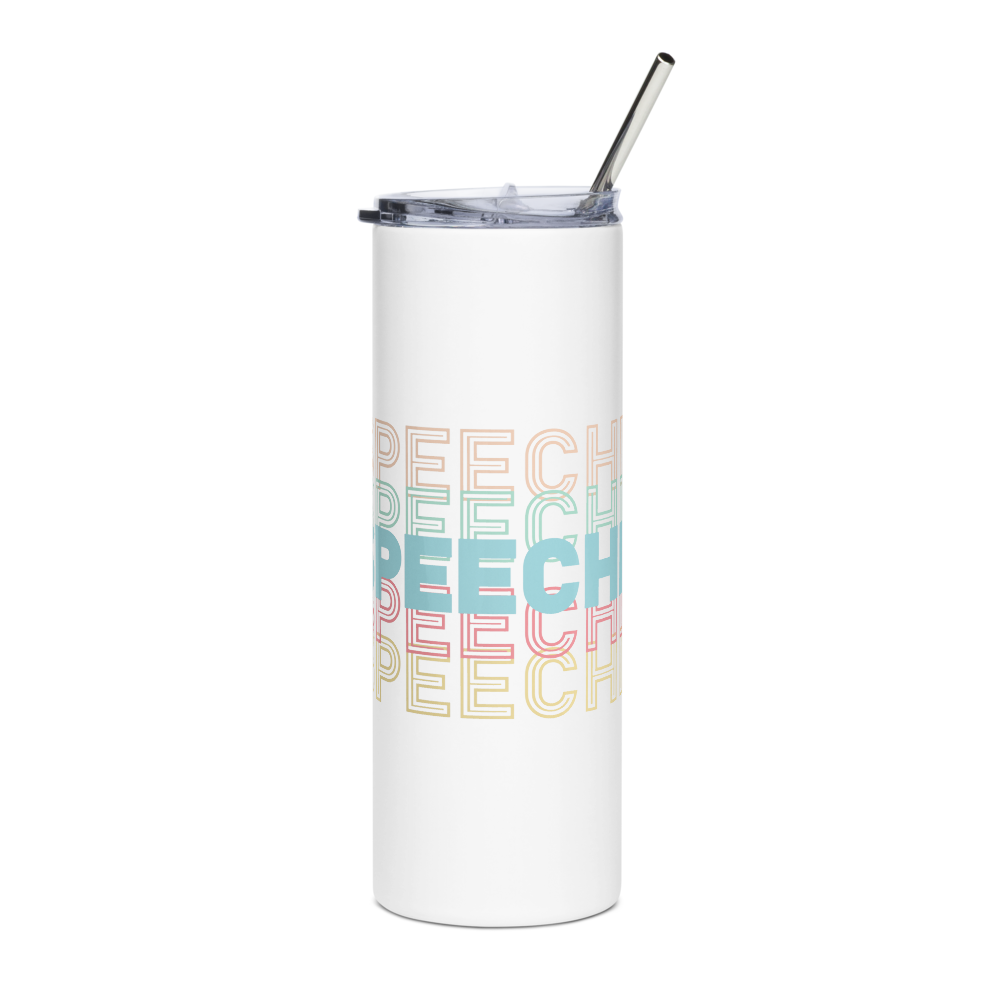 Speechie Stainless Steel Tumbler, 20 oz