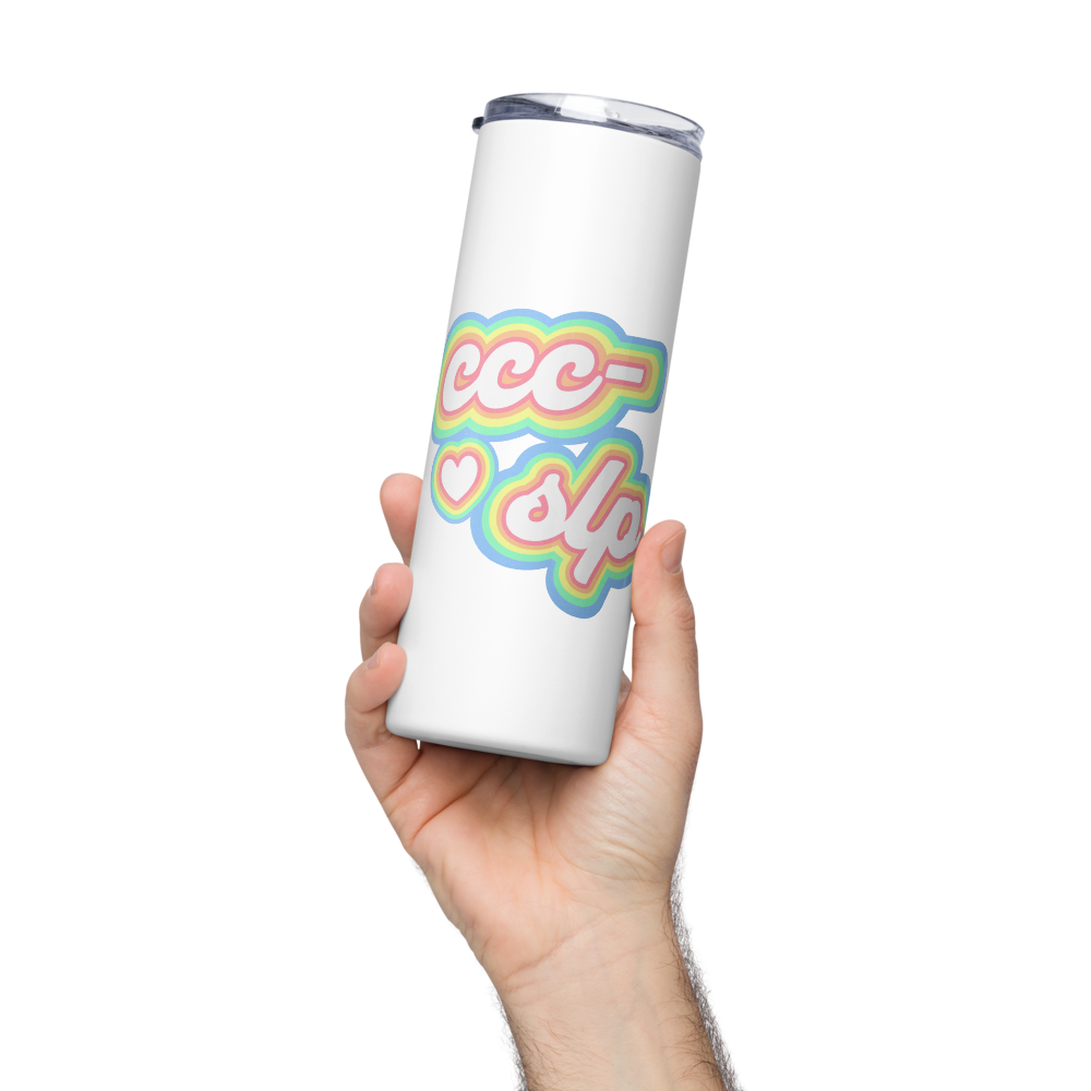 CCC-SLP Retro Stainless Steel Tumbler, 20 oz