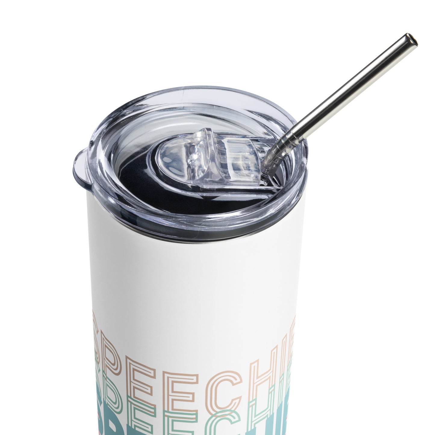 Speechie Stainless Steel Tumbler, 20 oz