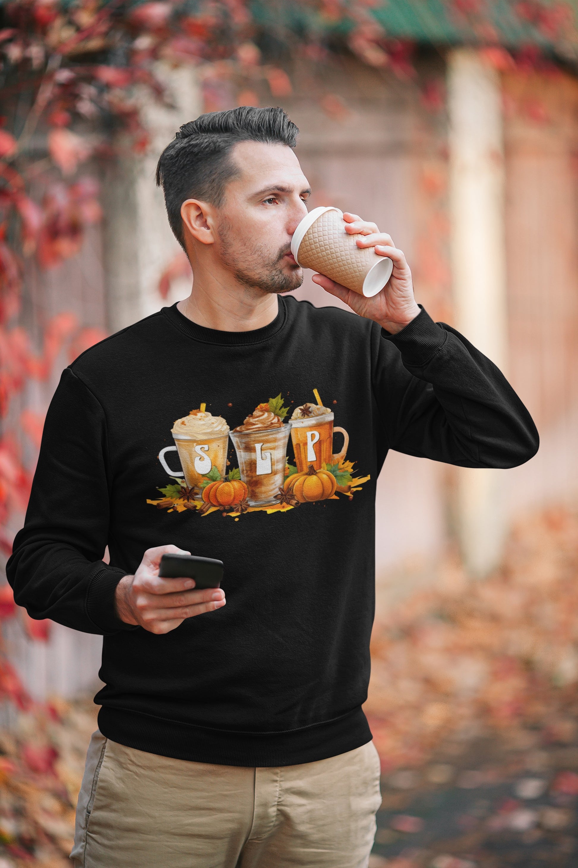 SLP Fall Pumpkin Latte Coffee Sweatshirt