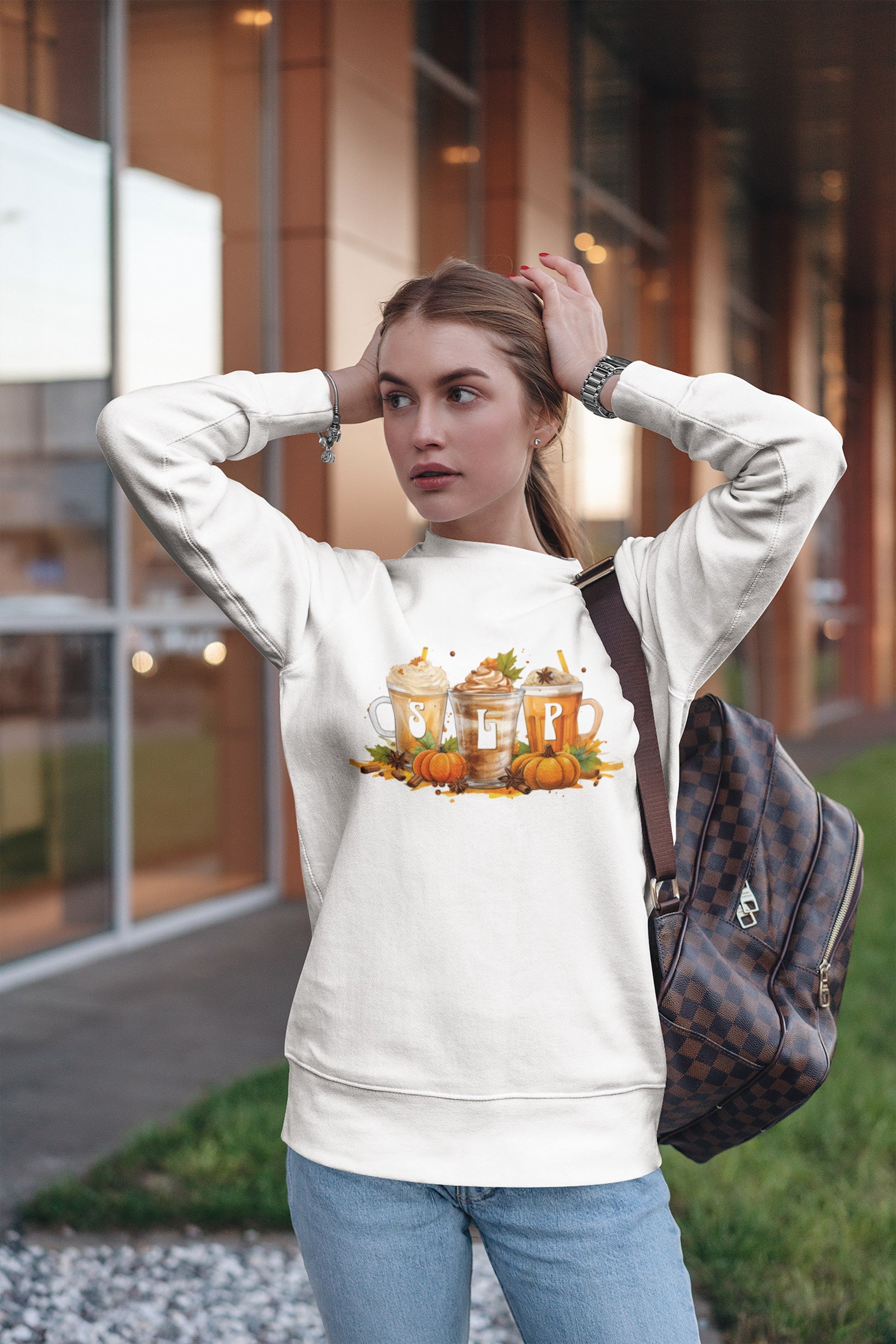 SLP Fall Pumpkin Latte Coffee Sweatshirt