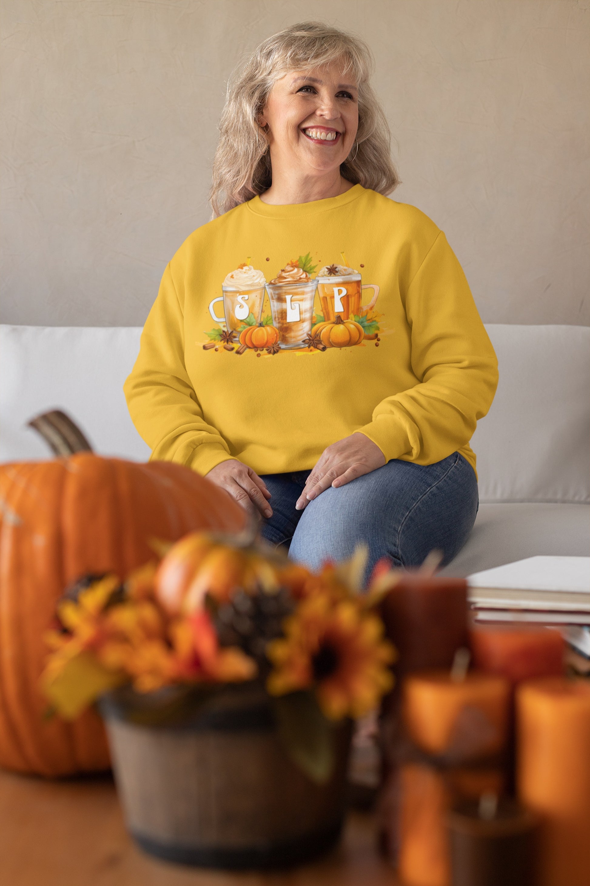 SLP Fall Pumpkin Latte Coffee Sweatshirt