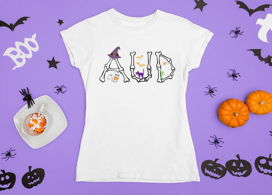 AUD Halloween Spooky Cute T-shirt for Audiologist