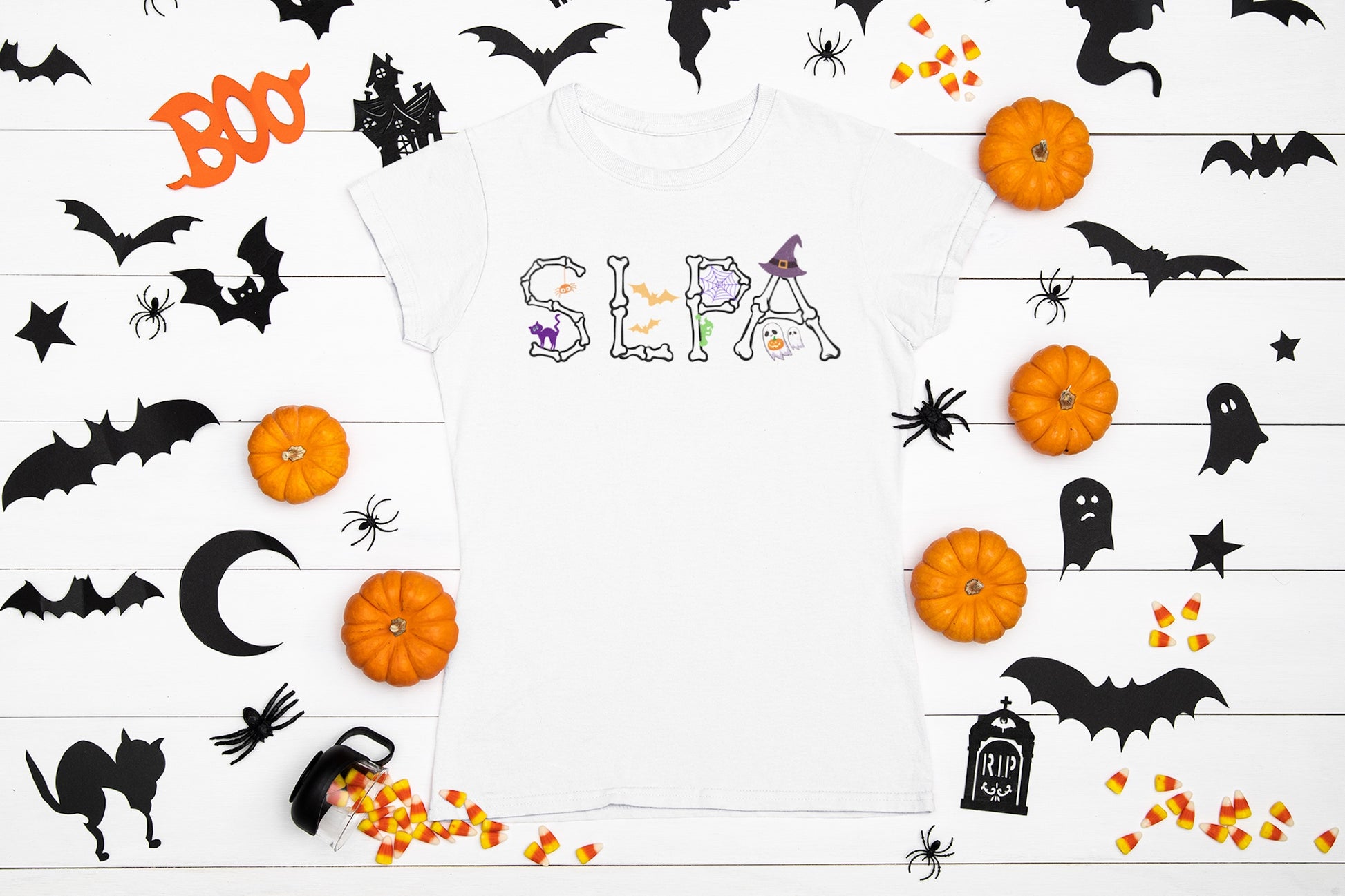 SLPA Halloween T-shirt for Speech-Language Pathology Assistant