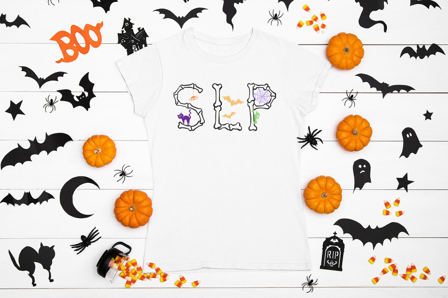 SLP Halloween T-shirt for Speech-Language Pathologist