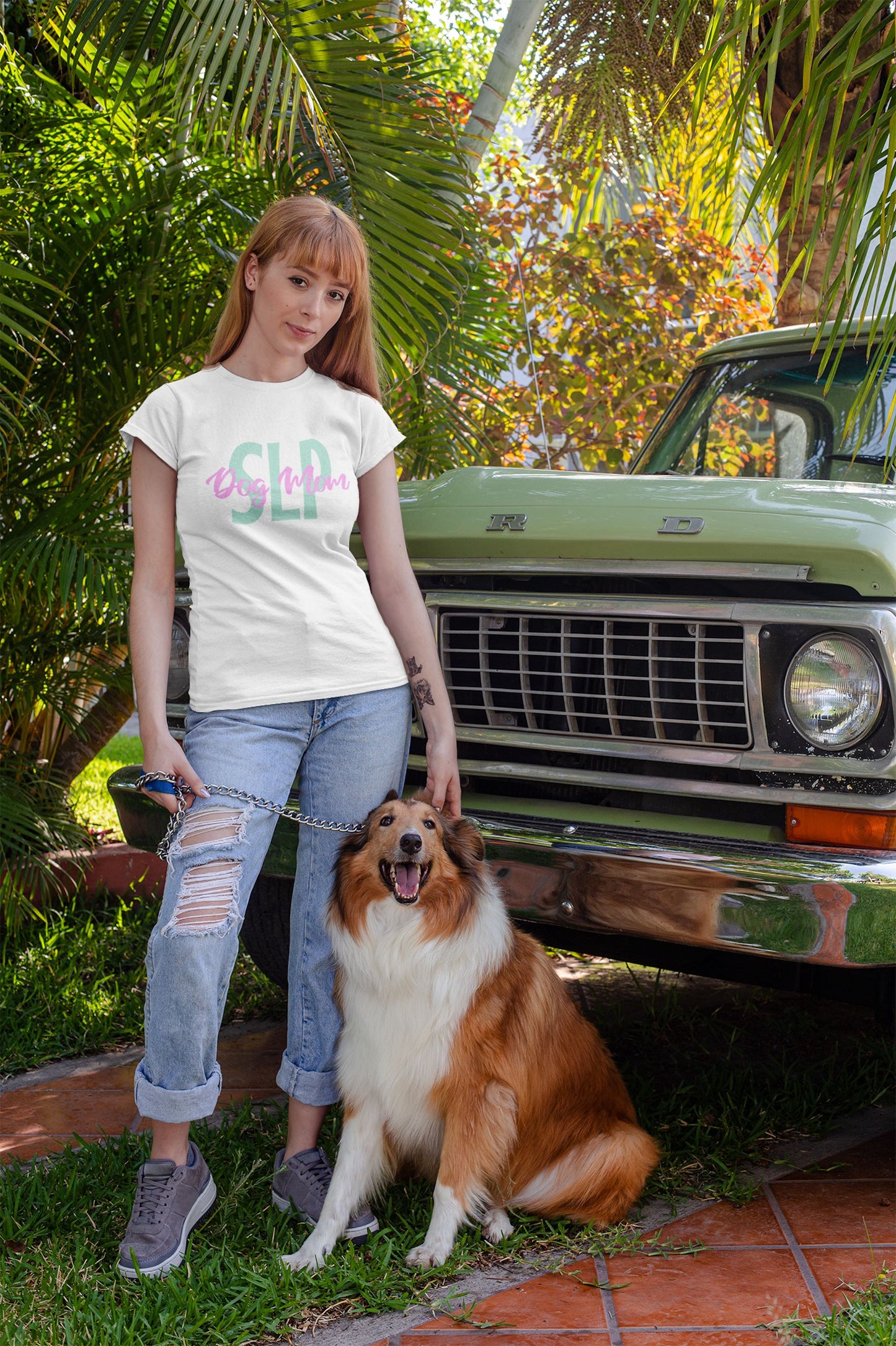 SLP Dog Mom Tshirt