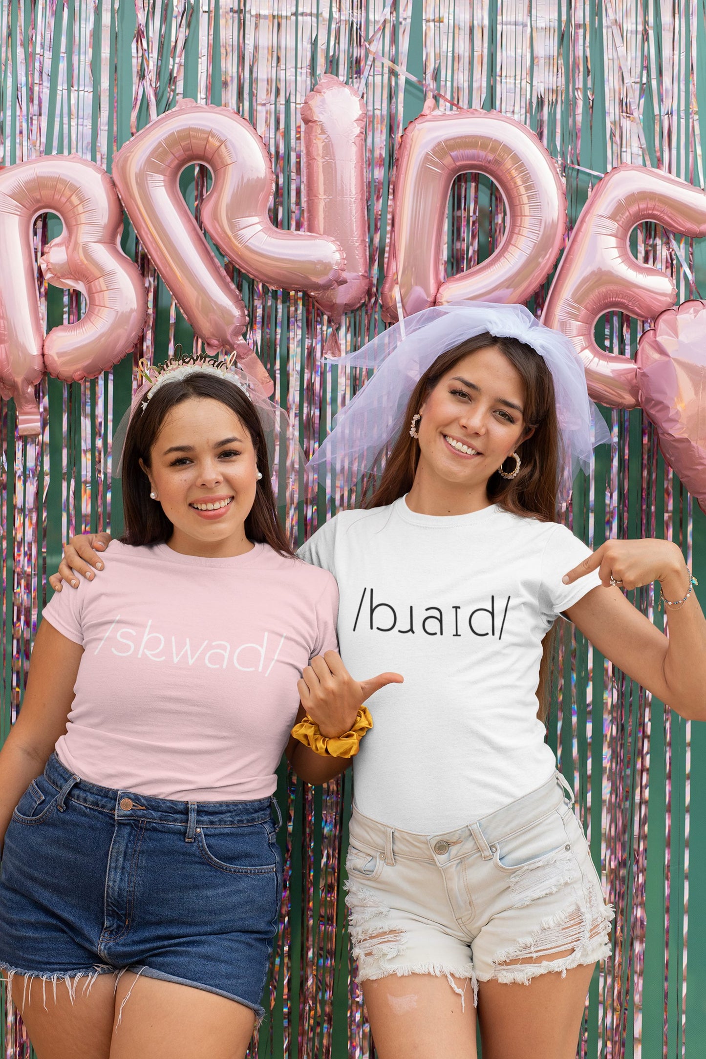 SLP Bachelorette Party Matching Bridesmaid Phonetic IPA T-shirts