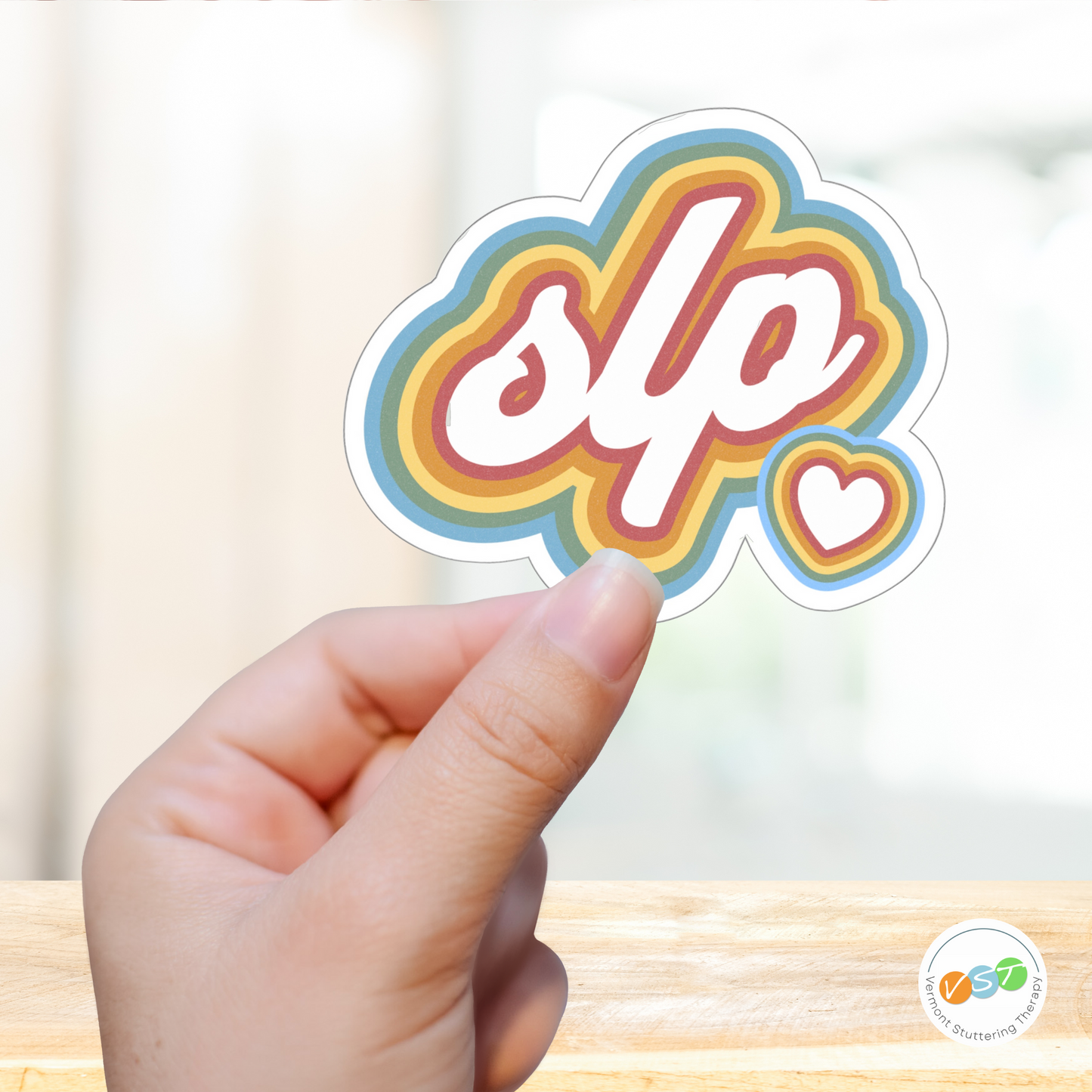 Retro SLP Die-Cut Vinyl Matte Sticker, 2", 3", 4", or 5"