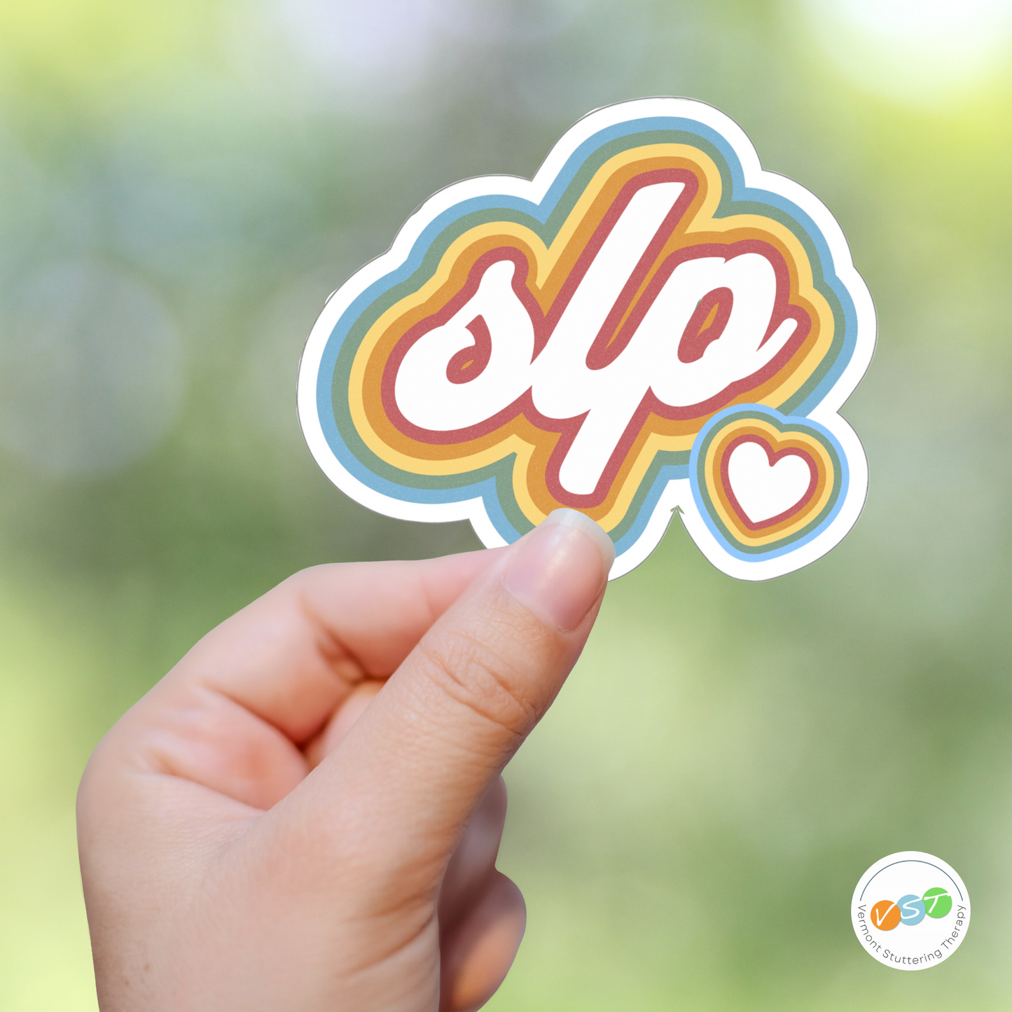 Retro SLP Die-Cut Vinyl Matte Sticker, 2", 3", 4", or 5"