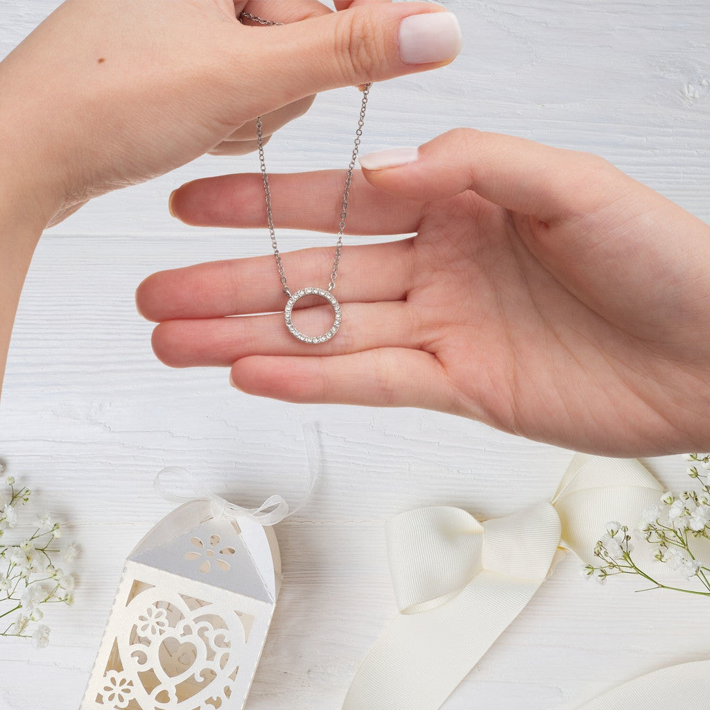 Wheel of Life - Circle Necklace Appreciation Gift for SLP (Speech-Language Pathologist)