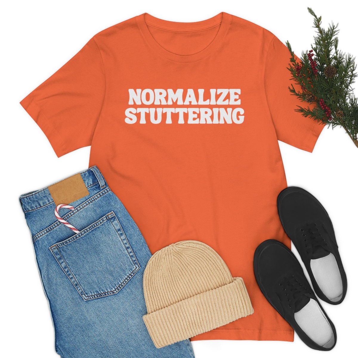 Normalize Stuttering Retro Unisex T-shirt