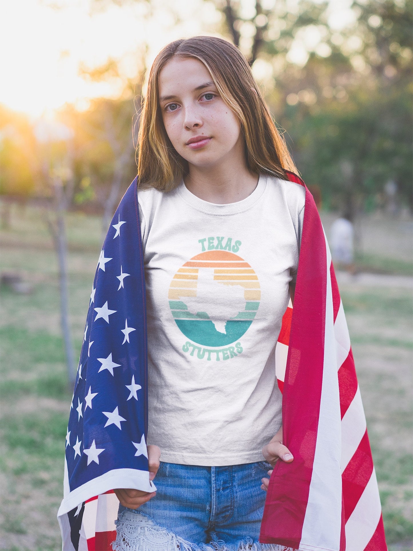 50 States Stutter Unisex Retro Sun T-Shirt