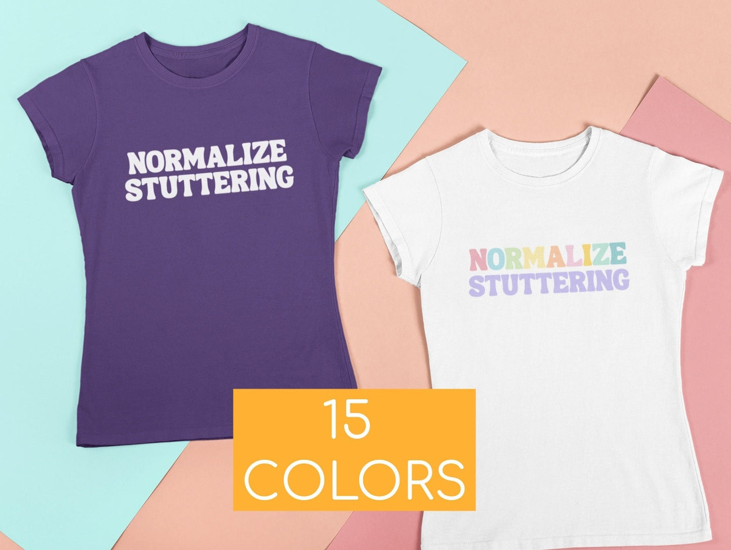 Normalize Stuttering Retro Unisex T-shirt