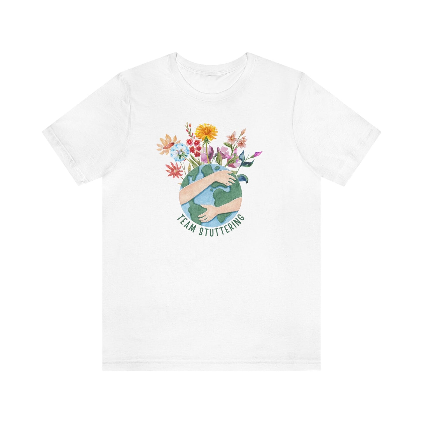 Team Stuttering Floral Earth T-shirt