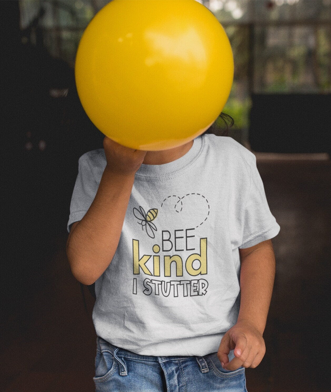 Bee Kind I Stutter Youth T-shirt