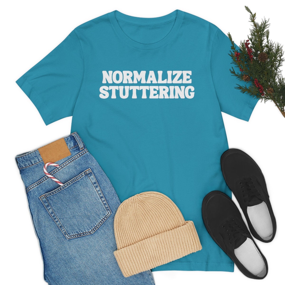 Normalize Stuttering Retro Unisex T-shirt