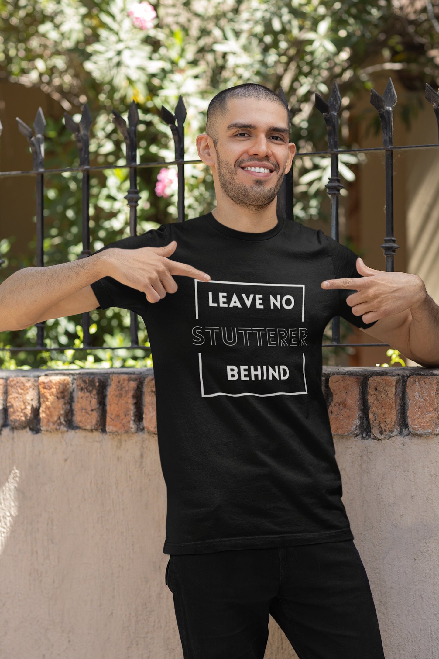 Leave No Stutterer Behind Stuttering T-shirt