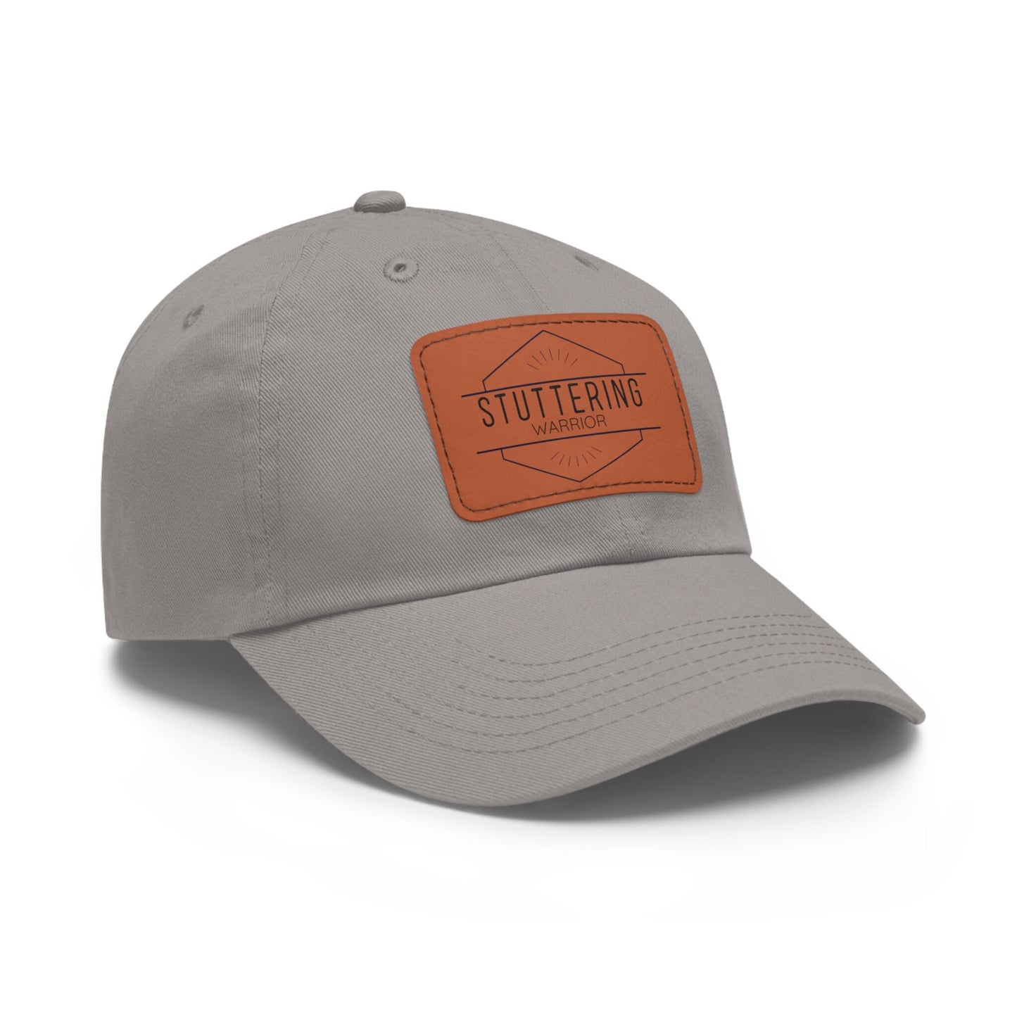 Stuttering Warrior Hat with Leather Patch